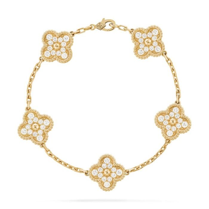 Vintage Alhambra bracelet, 5 motifs
