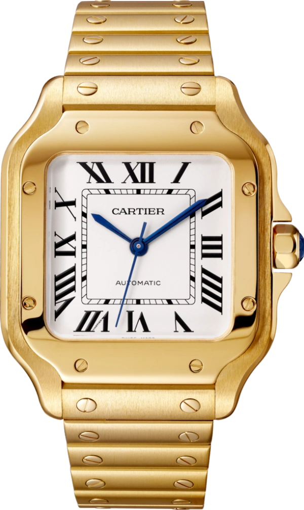 CARTIER santos 18kt Yellow Gold Men’s WatchItem -WGSA0007(AAAAA)