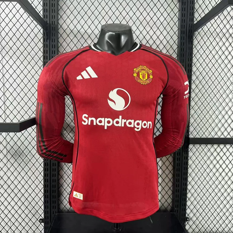 player version 25/26 Manchester United Home Long Sleeve