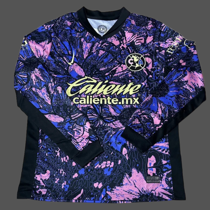 Fan version 2025/26 America’s Second Away Long Sleeve Jersey