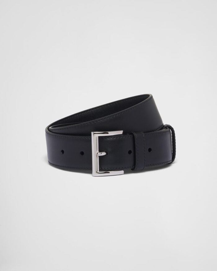 Leather belt