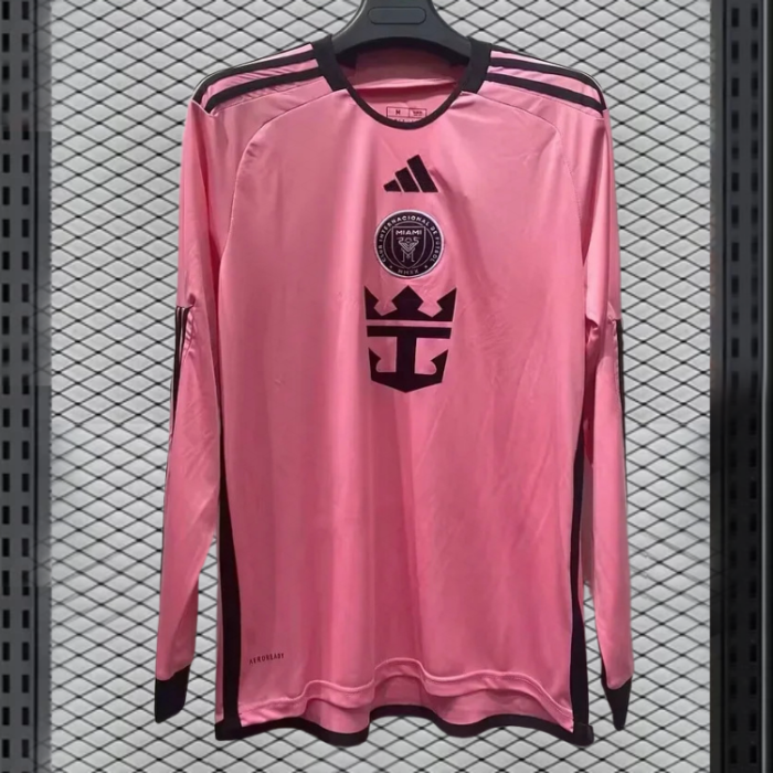 Fan version 2024/25 Miami Home   Long Sleeve Jersey