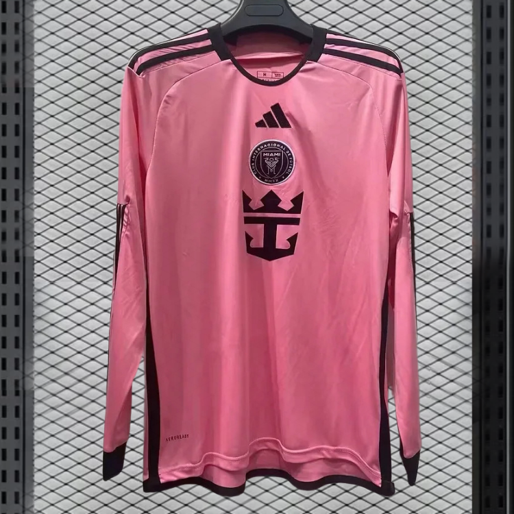 Fan version 2024/25 Miami Home   Long Sleeve Jersey
