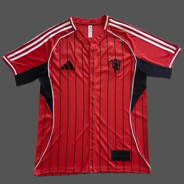 Retro 25/26 Manchester United Baseball Jersey