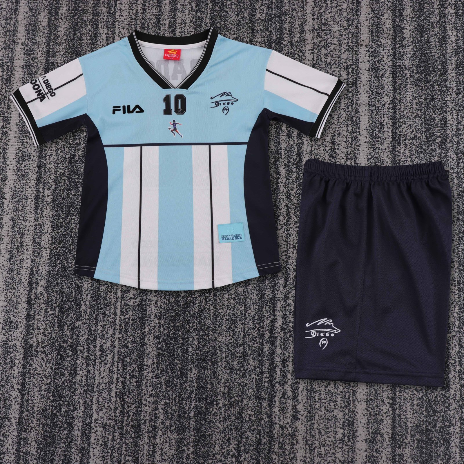 Kids Retro 2001 Argentina Maradona Commemorative Edition