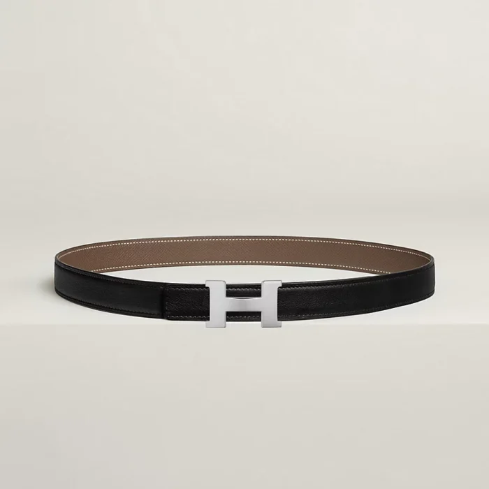 Mini Constance belt buckle & Reversible leather strap 24 mm