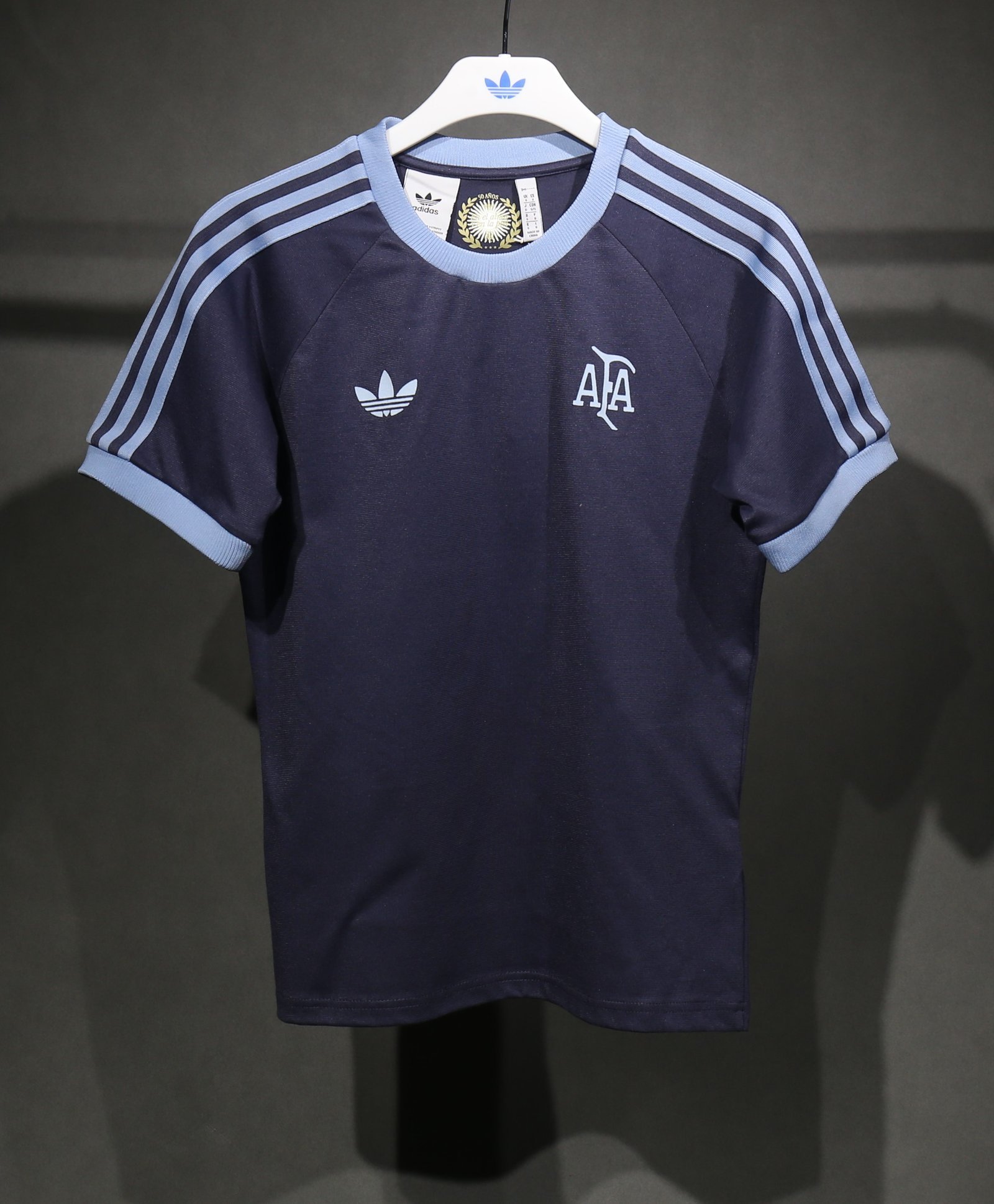 Adidas sponsors Argentina national team’s 50th anniversary cotton T-shirt