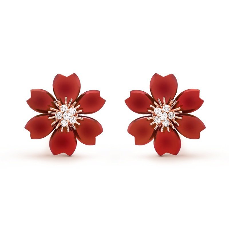 Rose de No?l earrings, small model