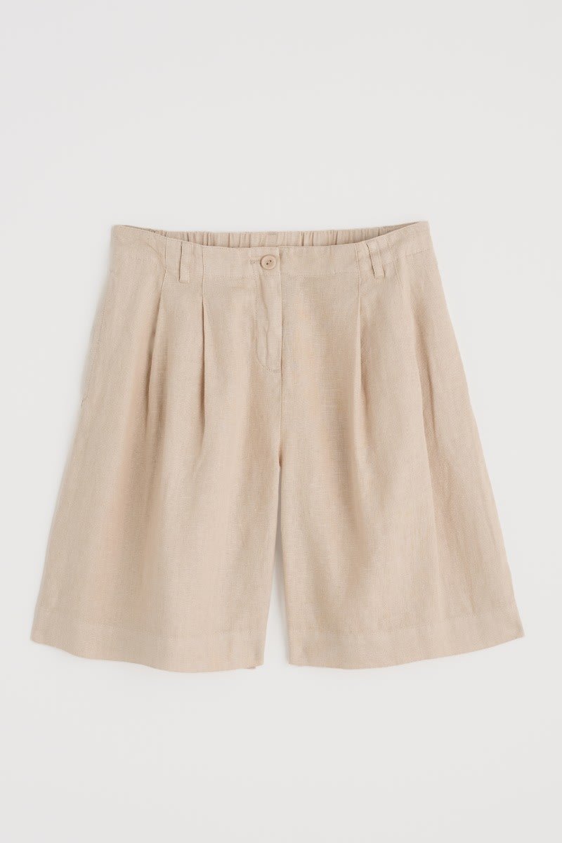 Clover Bloom Linen Shorts