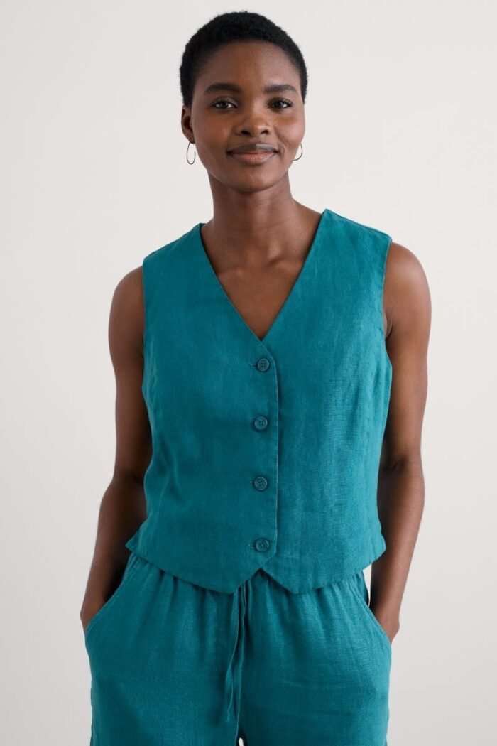 Blinker Linen Waistcoat