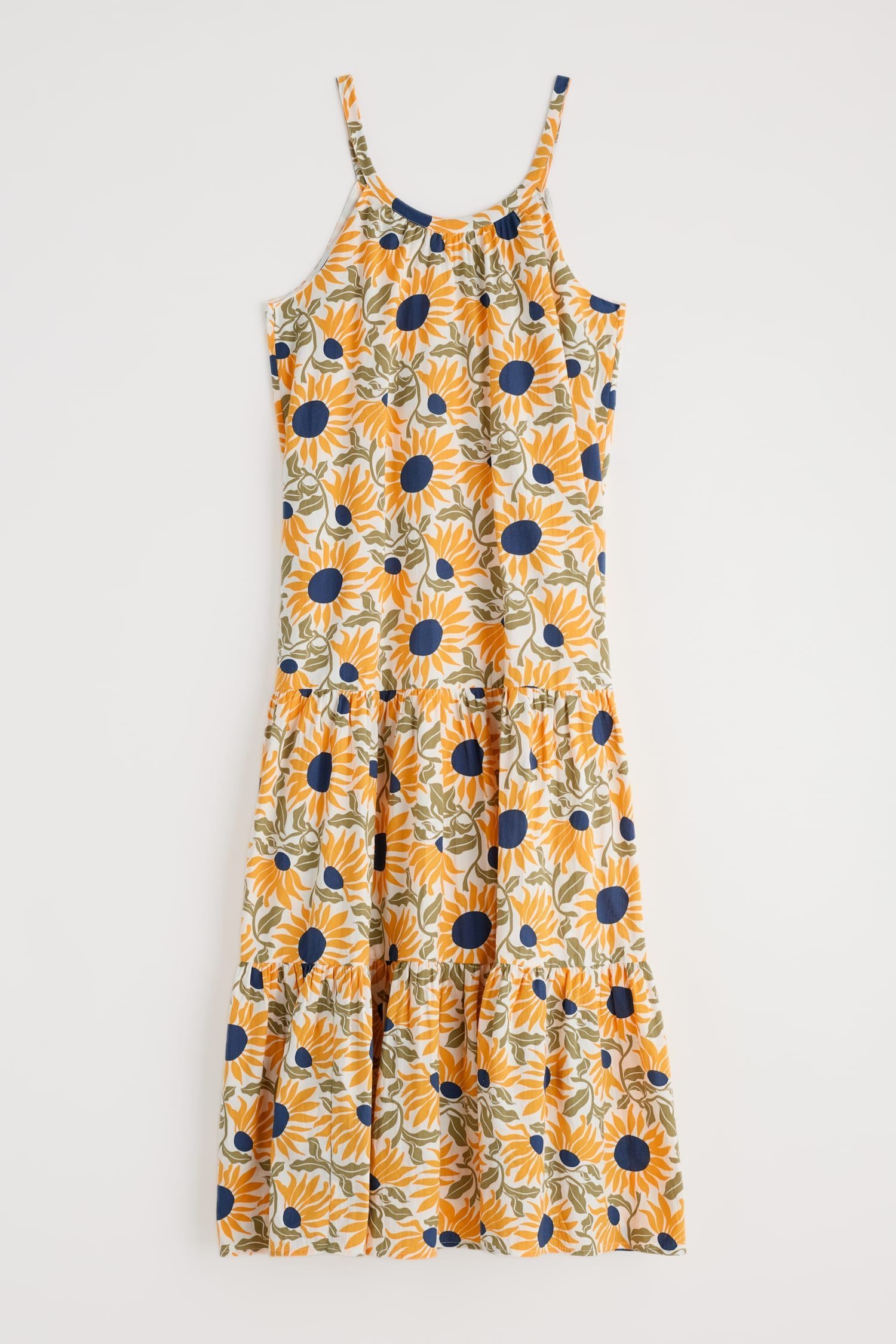 Alba Above-Ankle Tiered Dress