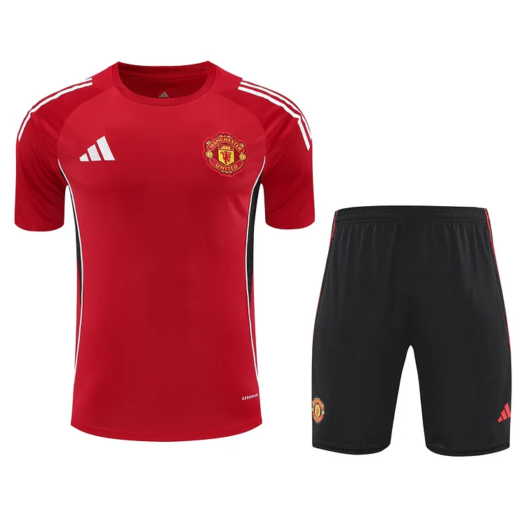 25/26 Manchester United short-sleeved training suit