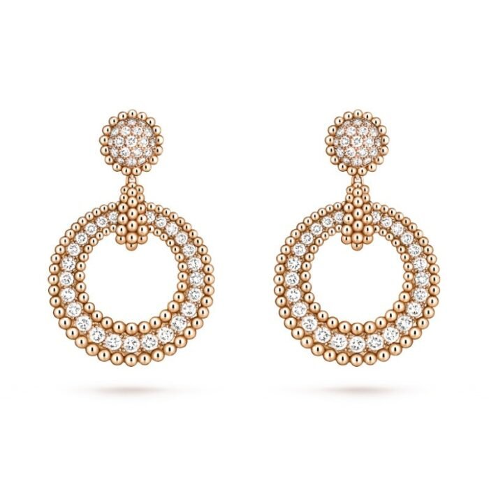 Perlée diamonds earrings