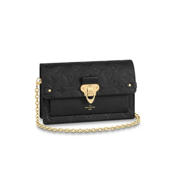 Louis Vuitton VAVIN CHAIN WALLET — Black